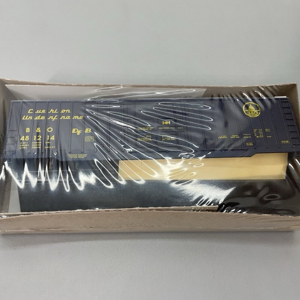 Vintage HO Athearn Baltimore & Ohio 481214 Outside Braced 50’ Boxcar Train Car